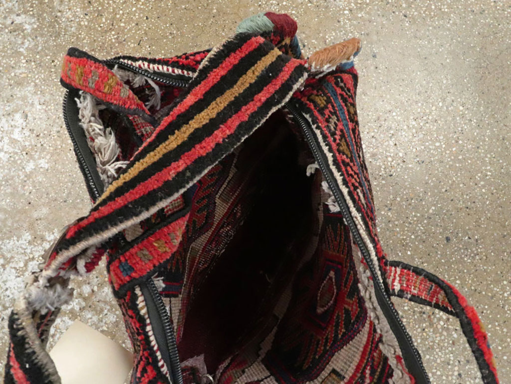 Vintage Persian Afshar Tribal Bag, No.25285 - Gsblank