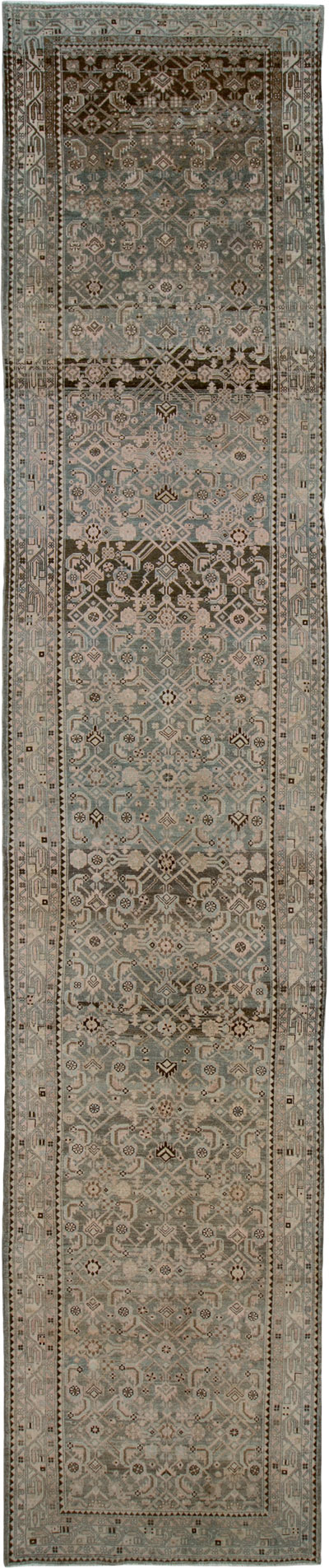 Vintage Persian Malayer Runner, No.25291 - Gsblank