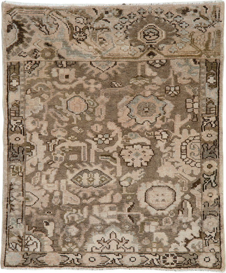 Vintage Persian Malayer Sampler Rug, No.25292 - Gsblank