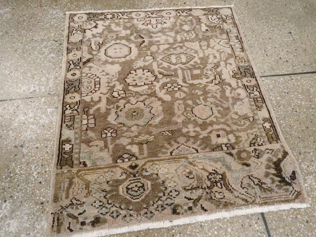 Vintage Persian Malayer Sampler Rug, No.25292 - Gsblank