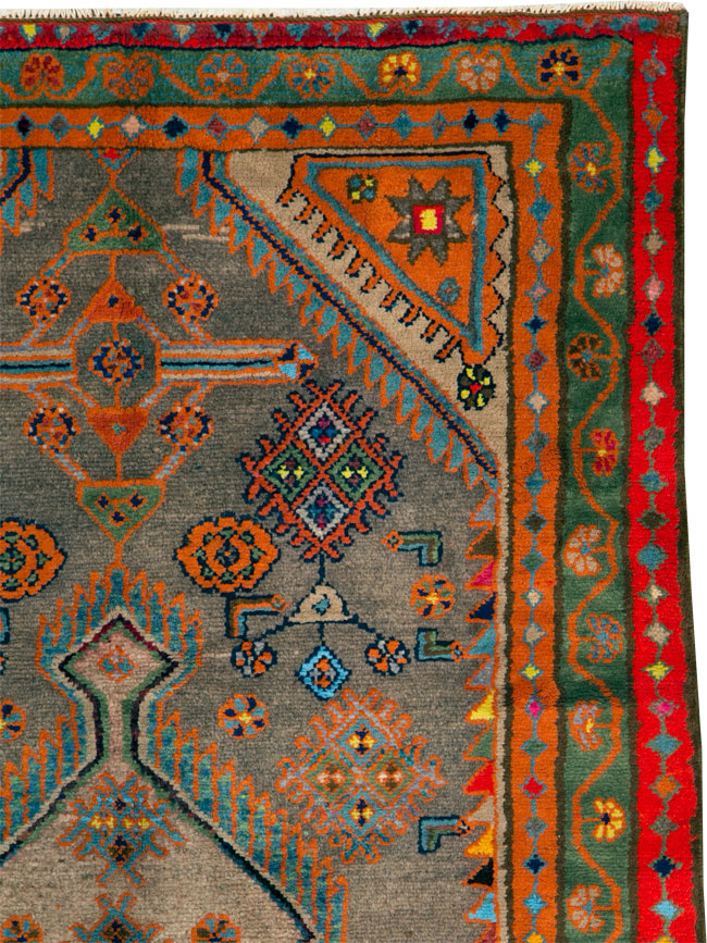 Vintage Persian Malayer Rug, No.25293 - Gsblank