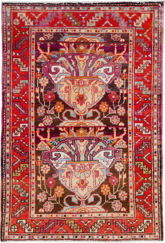 Vintage Persian Hamadan Rug, No.25295 - Gsblank