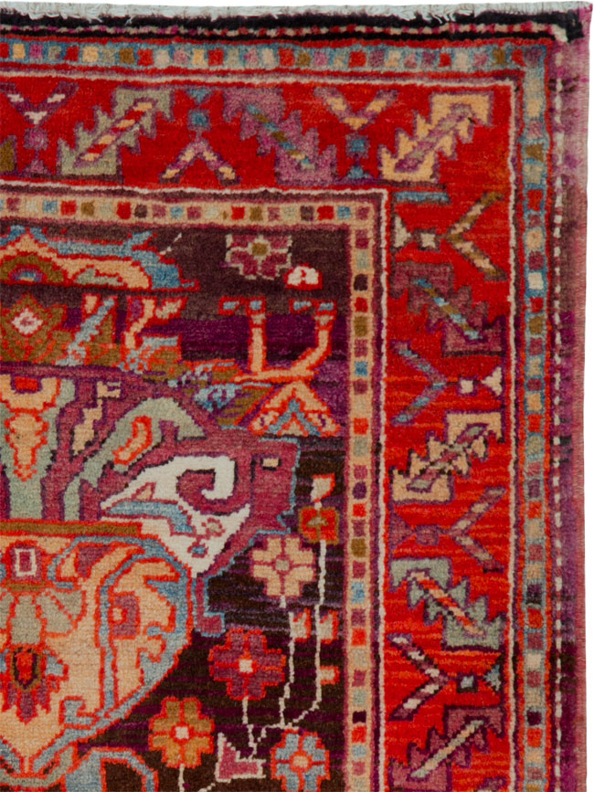 Vintage Persian Hamadan Rug, No.25295 - Gsblank