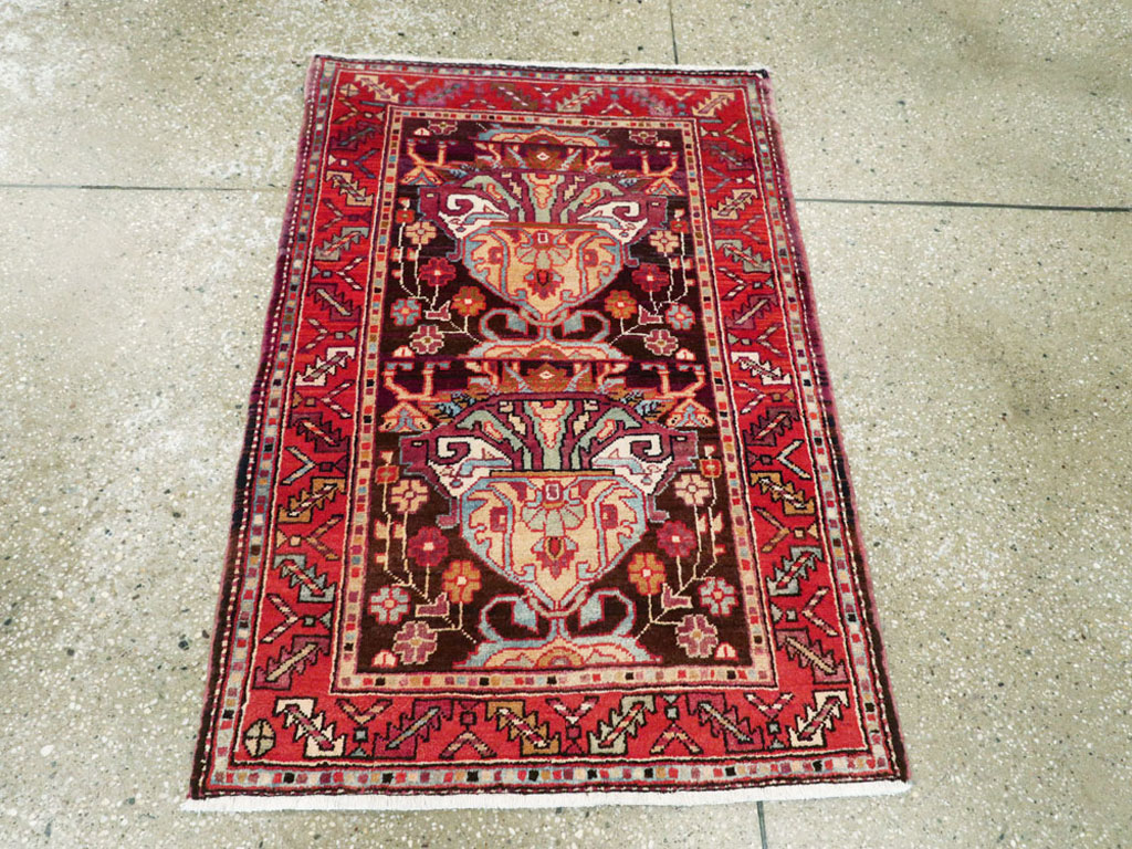 Vintage Persian Hamadan Rug, No.25295 - Gsblank