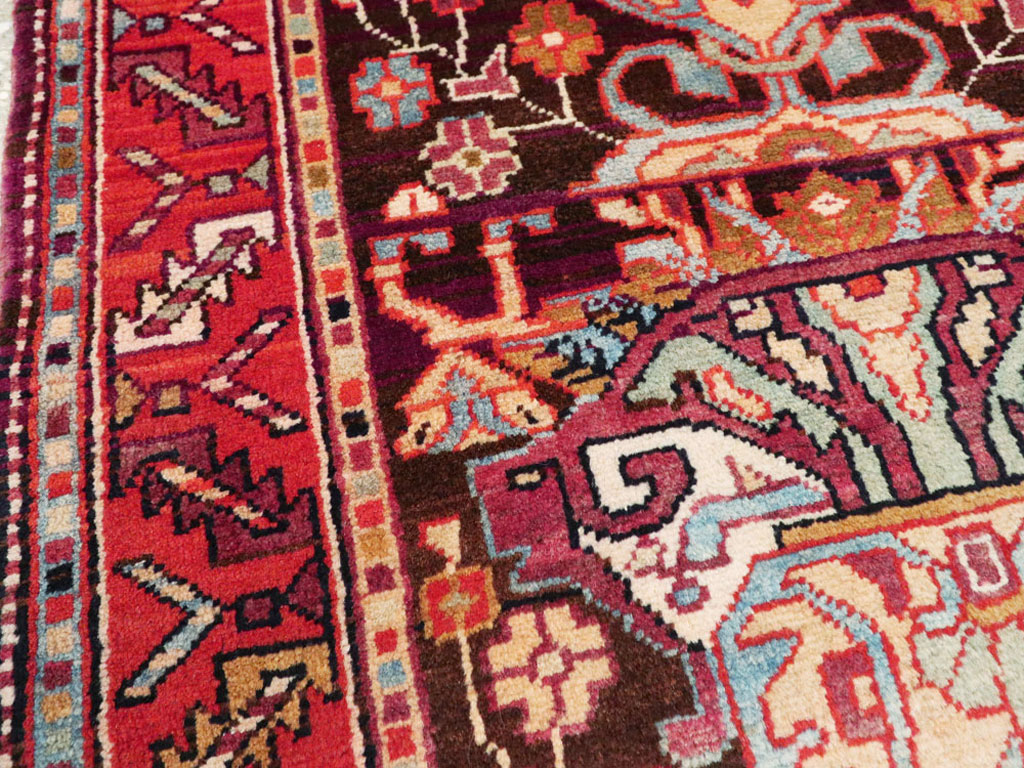 Vintage Persian Hamadan Rug, No.25295 - Gsblank