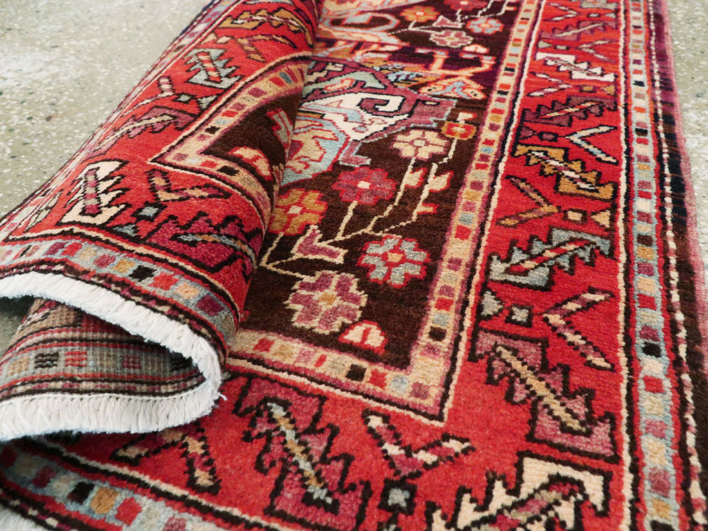 Vintage Persian Hamadan Rug, No.25295 - Gsblank