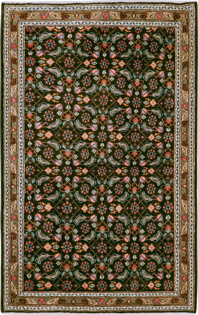Vintage Persian Hamadan Rug, No.25298 - Gsblank