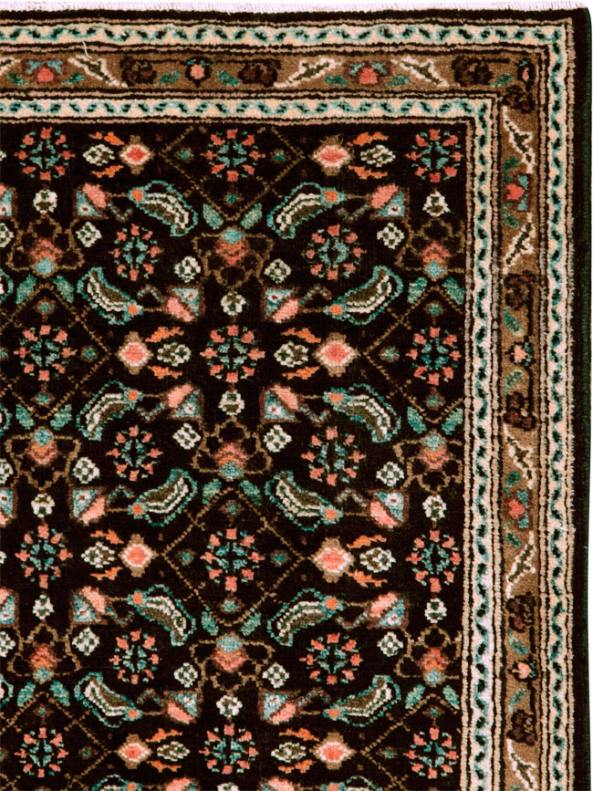 Vintage Persian Hamadan Rug, No.25298 - Gsblank