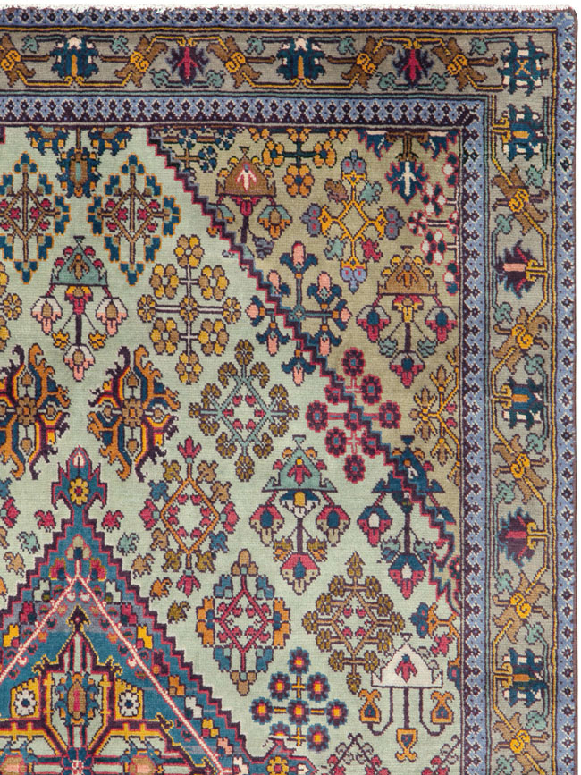 Vintage Persian Joshegan Rug (Pair: 1 of 2), No.25299 - Gsblank