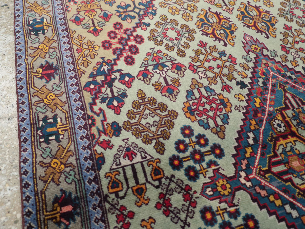 Vintage Persian Joshegan Rug (Pair: 1 of 2), No.25299 - Gsblank