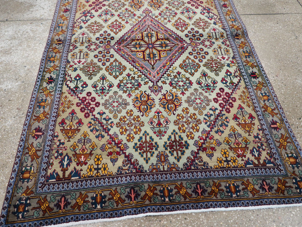 Vintage Persian Joshegan Rug (Pair: 2 of 2), No.25300 - Gsblank