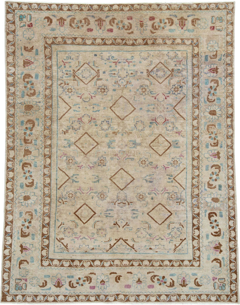 Vintage Persian Malayer Rug, No.25303 - Gsblank