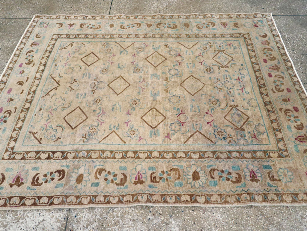 Vintage Persian Malayer Rug, No.25303 - Gsblank