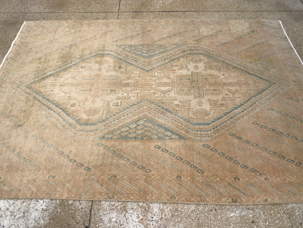 Vintage Persian Afshar Rug, No.25305 - Gsblank