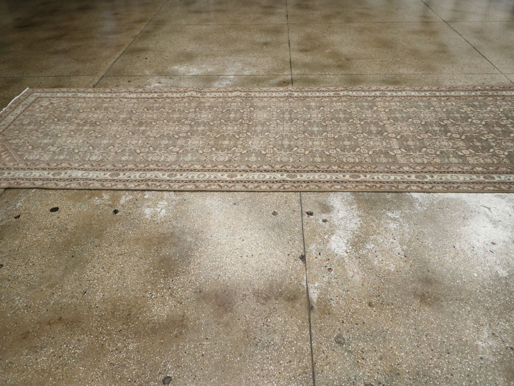 Vintage Persian Malayer Wide Gallery Runner, No.25309 - Gsblank