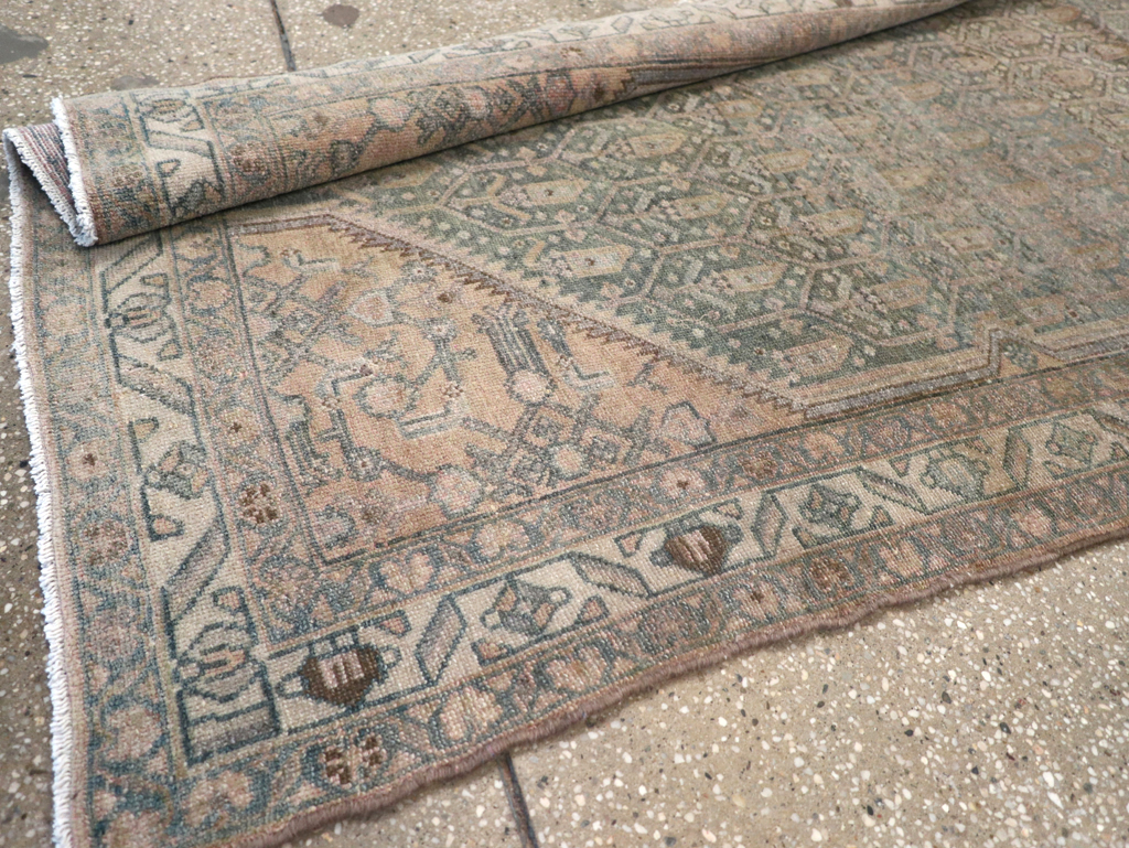 Vintage Persian Malayer Runner, No.25318 - Gsblank
