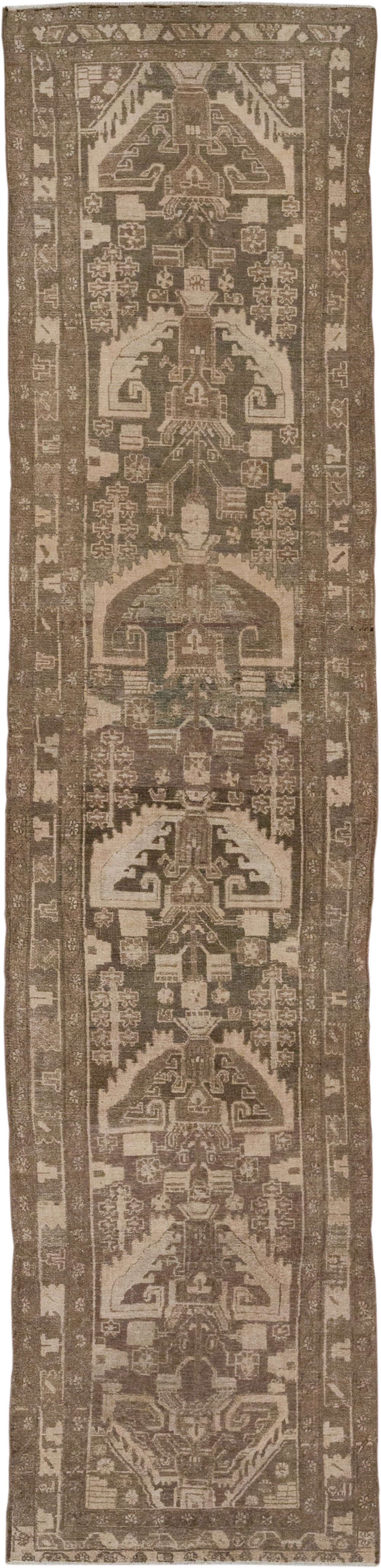 Vintage Persian Malayer Runner, No.25320 - Gsblank