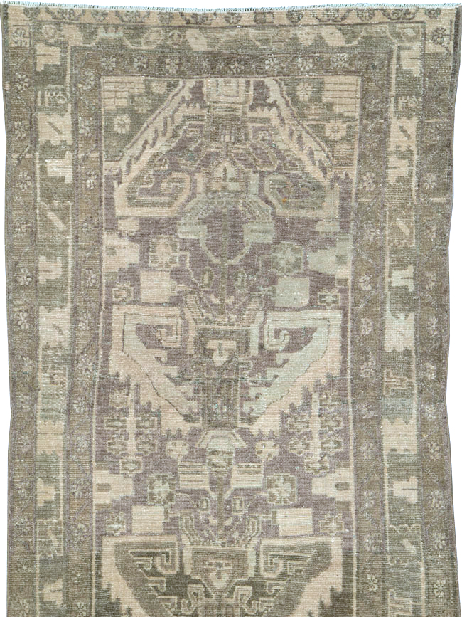 Vintage Persian Malayer Runner, No.25320 - Gsblank