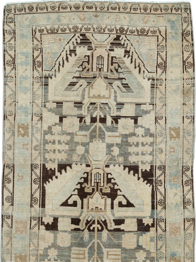 Antique Persian Malayer Runner, No.25321 - Gsblank