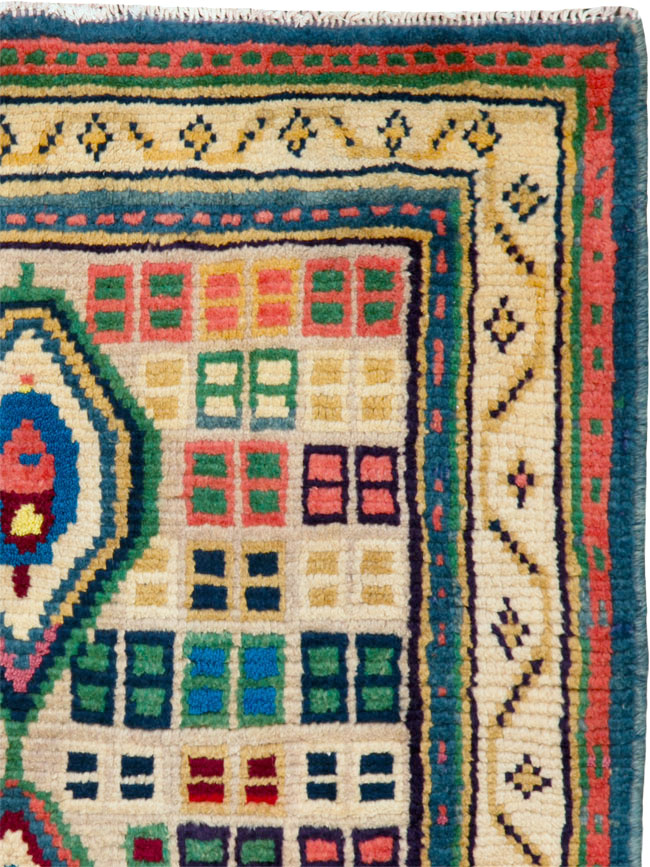 Vintage Persian Gabbeh Rug, No.25322 - Gsblank