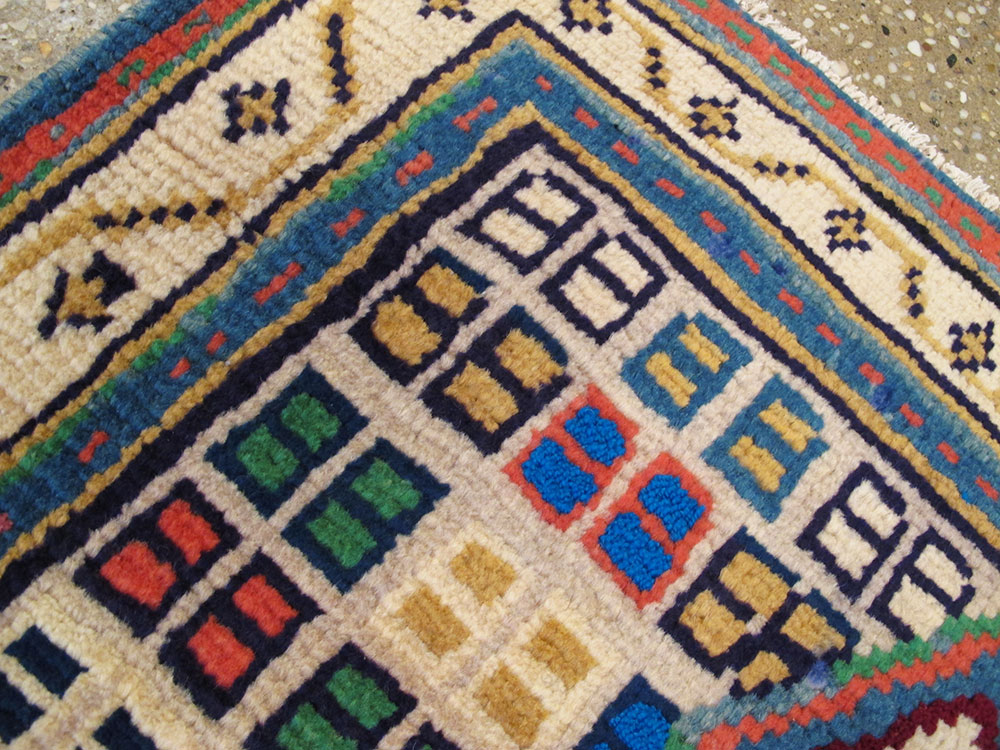 Vintage Persian Gabbeh Rug, No.25322 - Gsblank