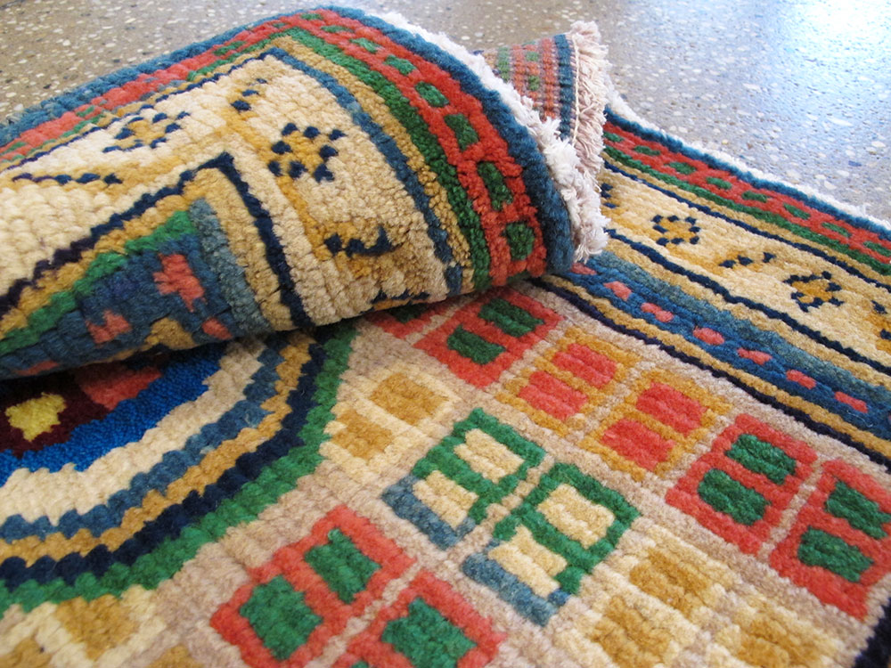 Vintage Persian Gabbeh Rug, No.25322 - Gsblank