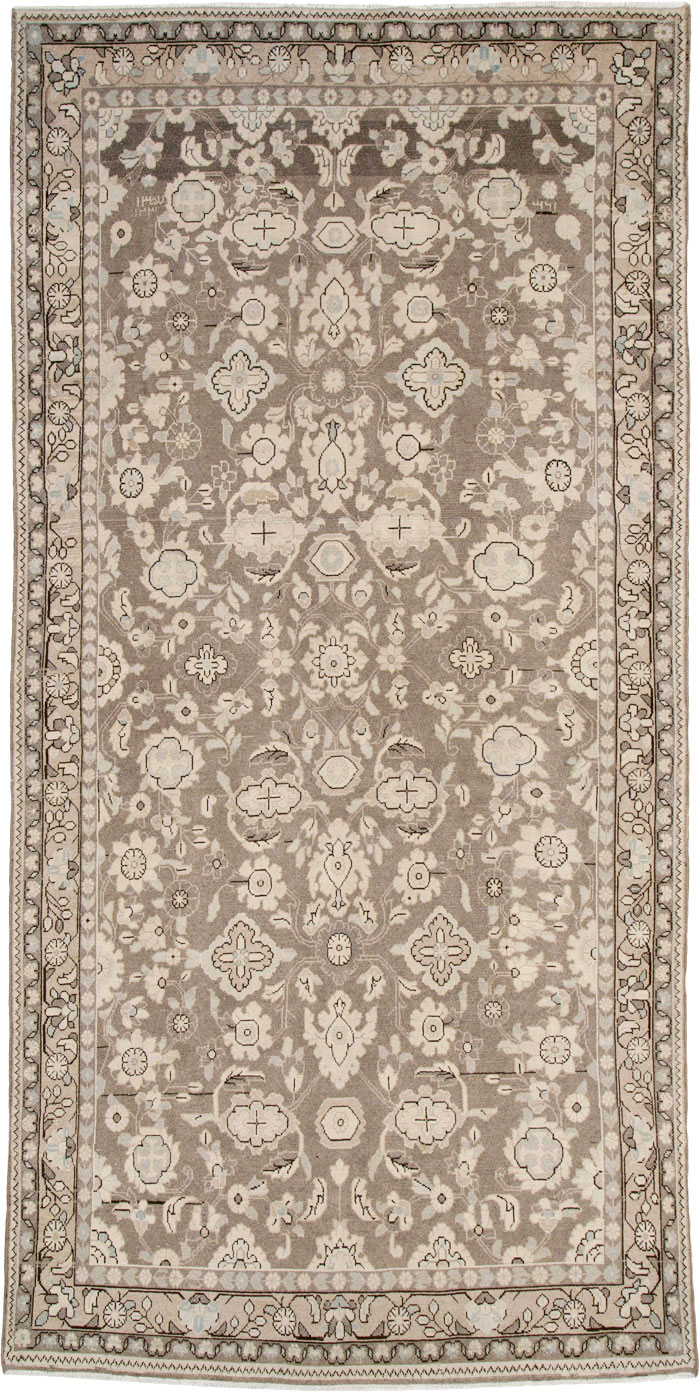 Vintage Persian Malayer Gallery Rug, No.25332 - Gsblank