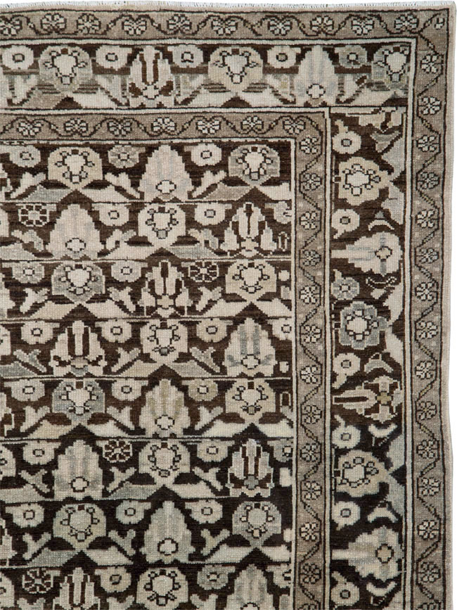 Vintage Persian Malayer Gallery Carpet, No.25334 - Gsblank