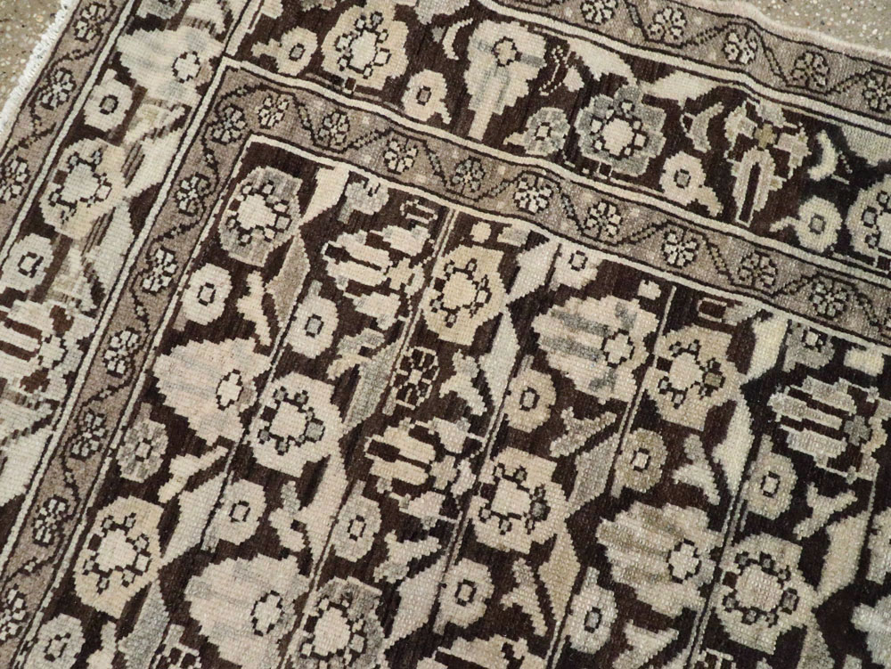 Vintage Persian Malayer Gallery Carpet, No.25334 - Gsblank