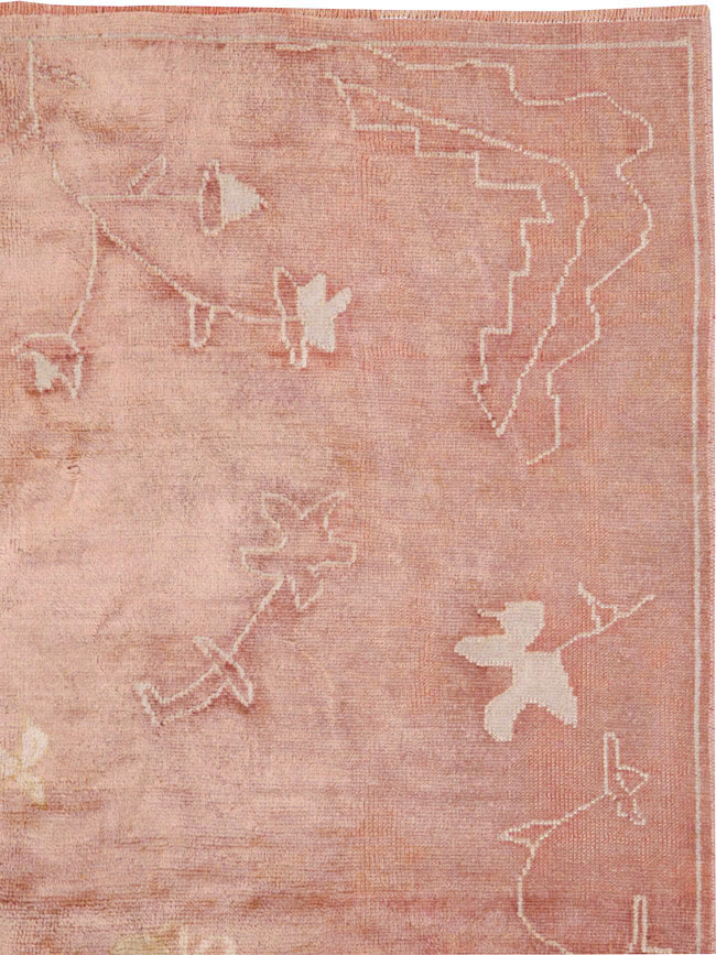 Antique Turkish Oushak Rug, No.25336 - Gsblank