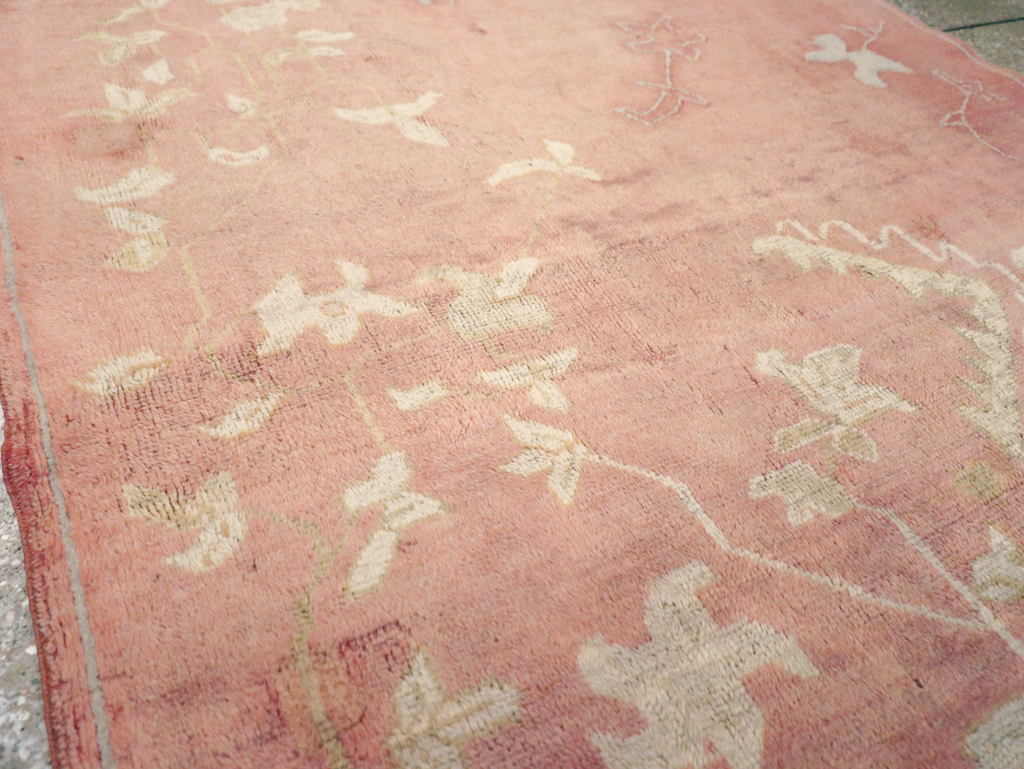 Antique Turkish Oushak Rug, No.25336 - Gsblank