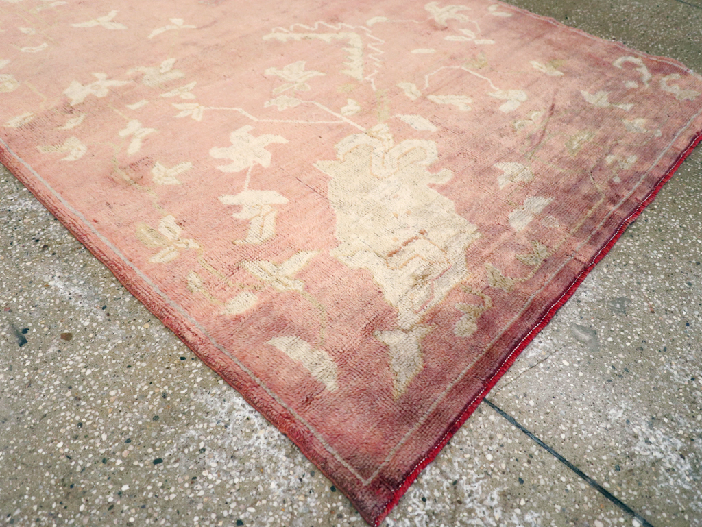 Antique Turkish Oushak Rug, No.25336 - Gsblank