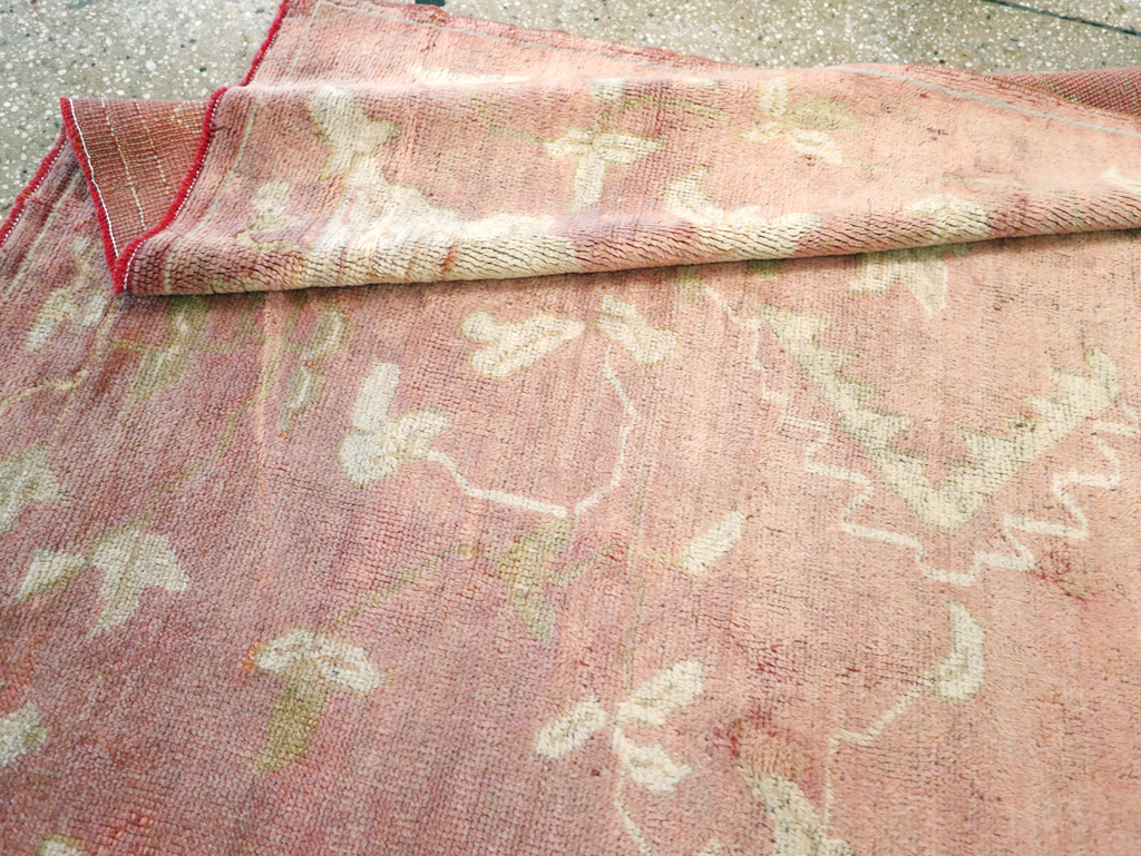 Antique Turkish Oushak Rug, No.25336 - Gsblank