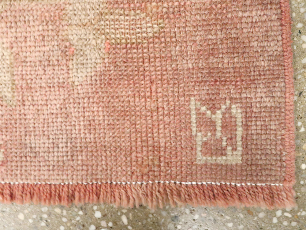 Antique Turkish Oushak Rug, No.25340 - Gsblank