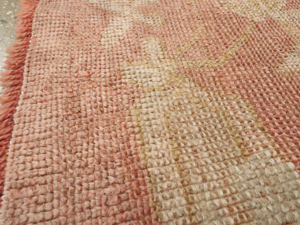 Antique Turkish Oushak Rug, No.25341 - Gsblank