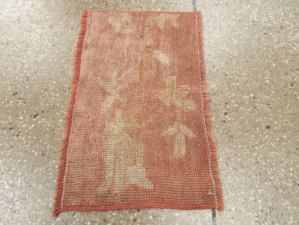 Antique Turkish Oushak Rug, No.25341 - Gsblank