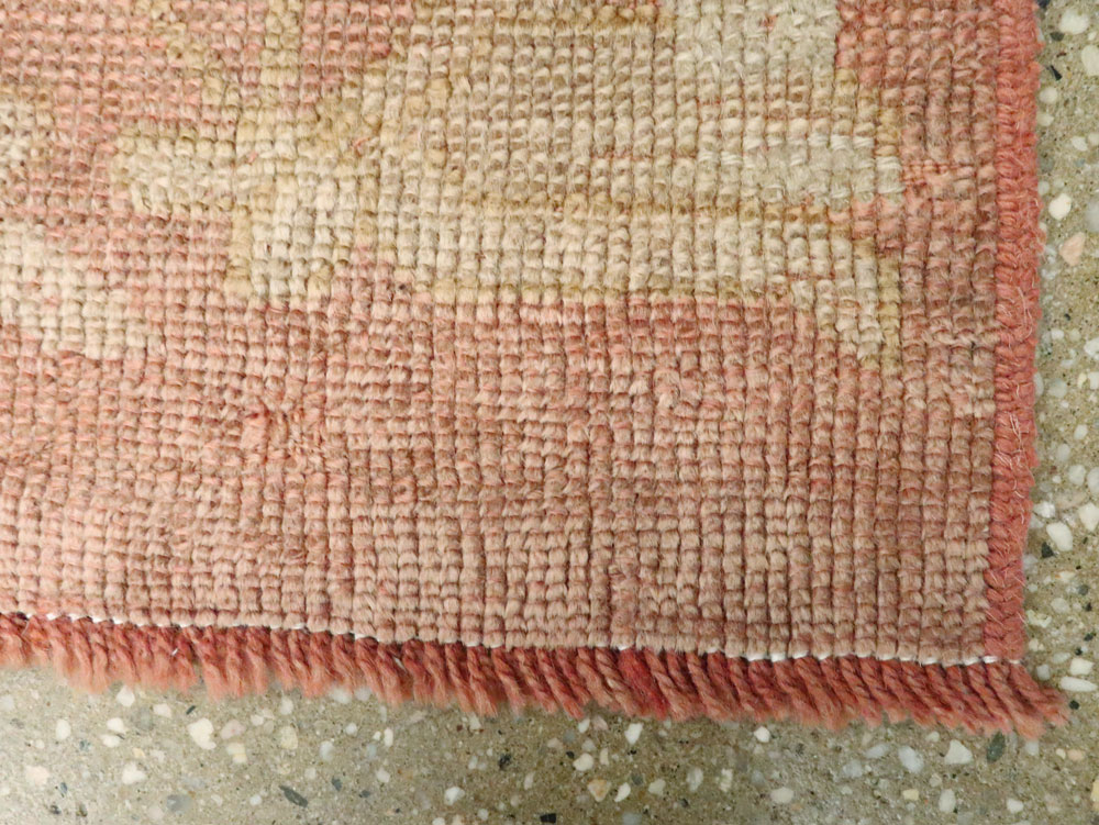 Antique Turkish Oushak Rug, No.25341 - Gsblank