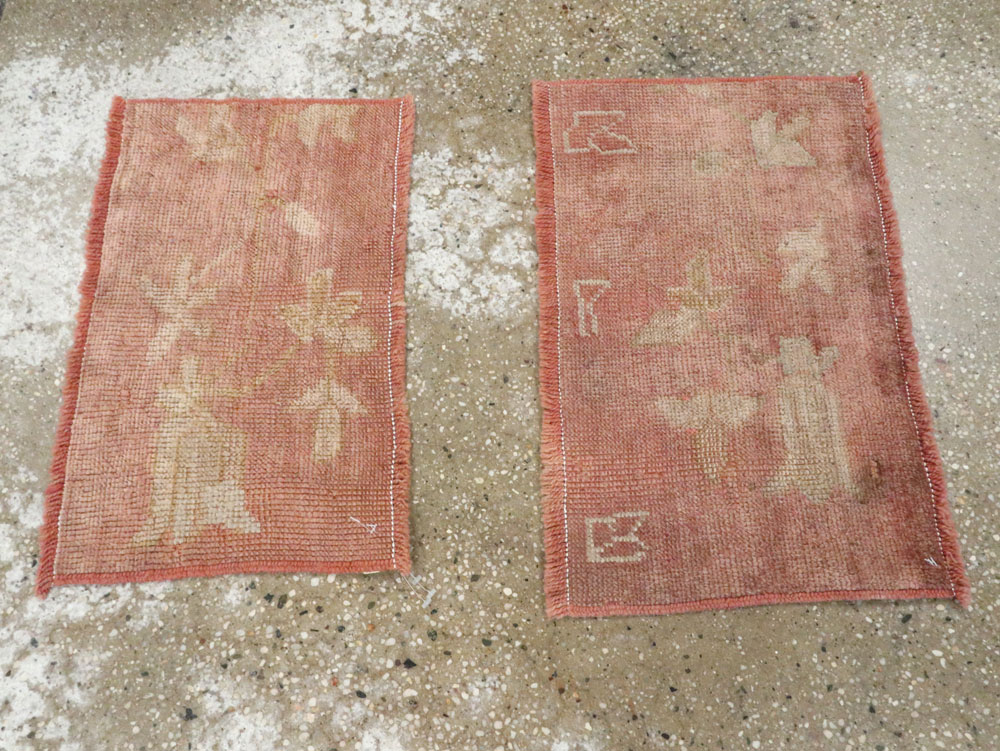 Antique Turkish Oushak Rug, No.25341 - Gsblank