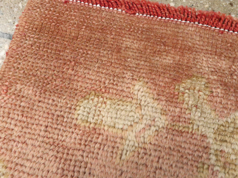 Antique Turkish Oushak Rug, No.25342 - Gsblank