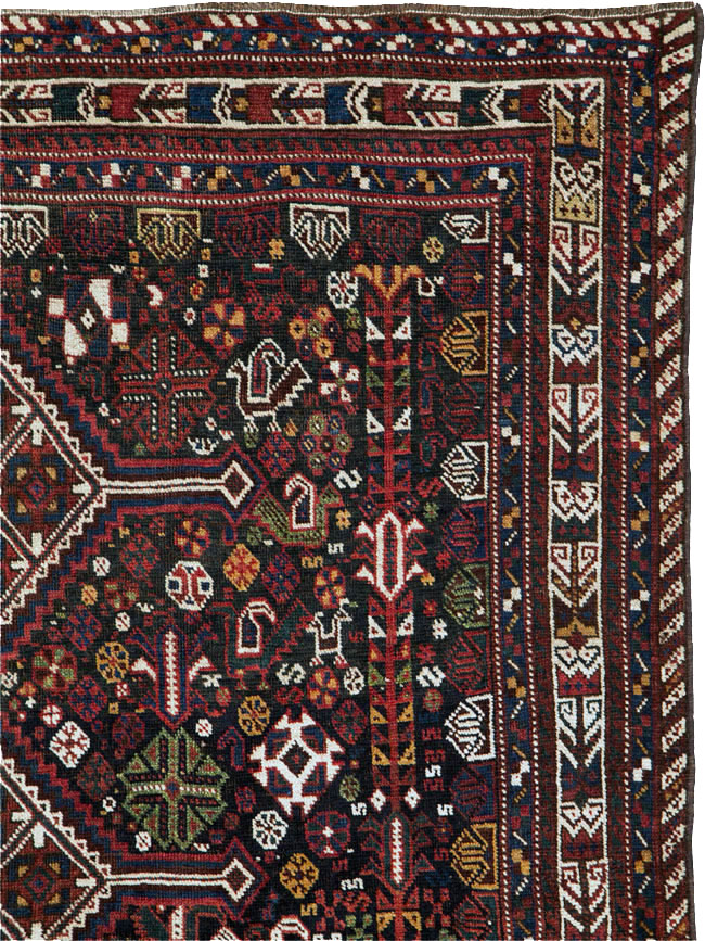 Vintage Persian Afshar Rug, No.25345 - Gsblank