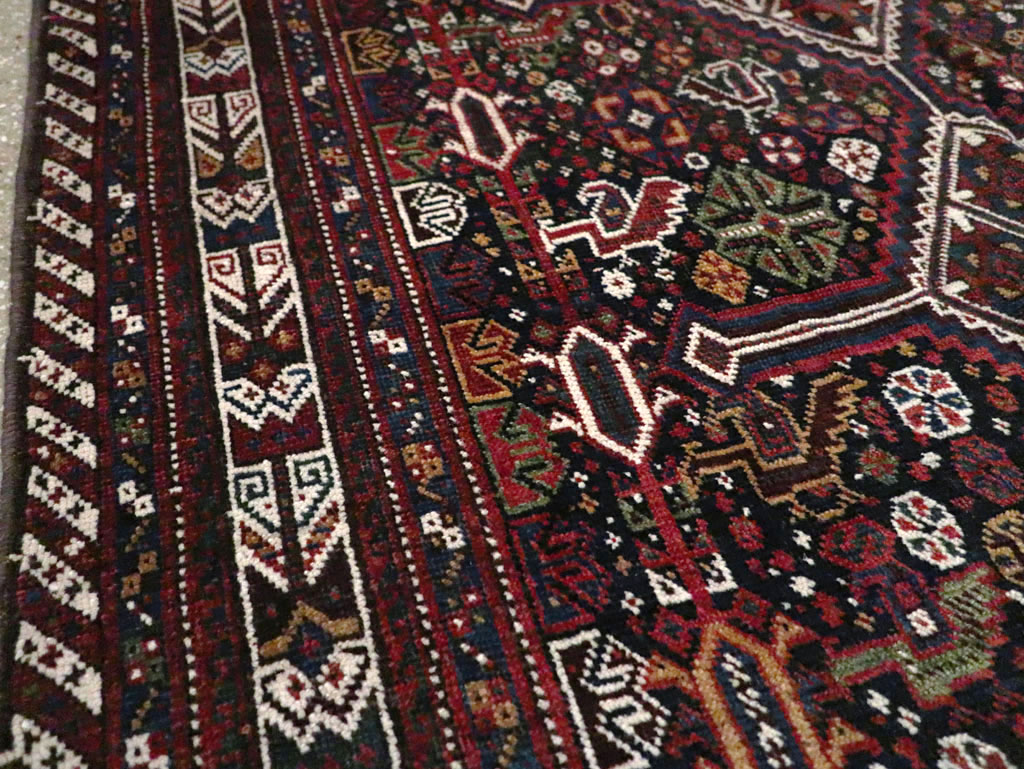 Vintage Persian Afshar Rug, No.25345 - Gsblank