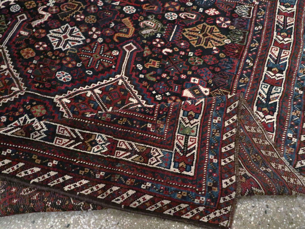 Vintage Persian Afshar Rug, No.25345 - Gsblank