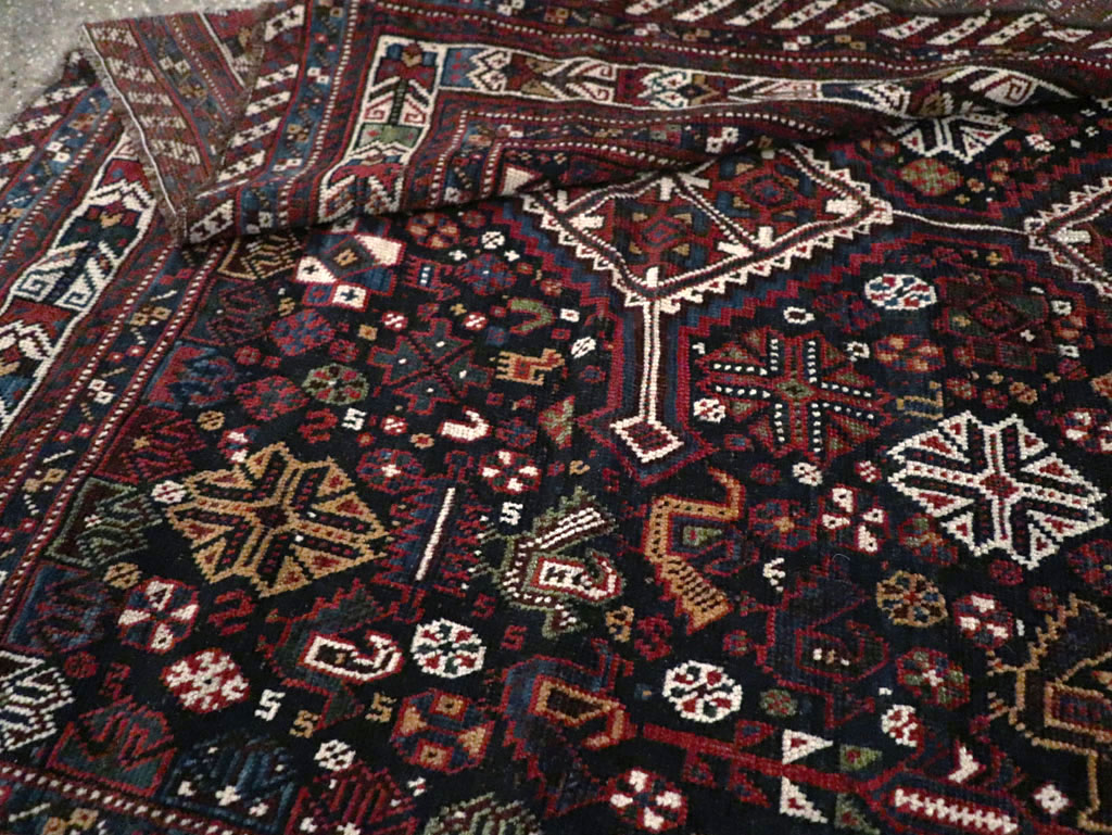 Vintage Persian Afshar Rug, No.25345 - Gsblank