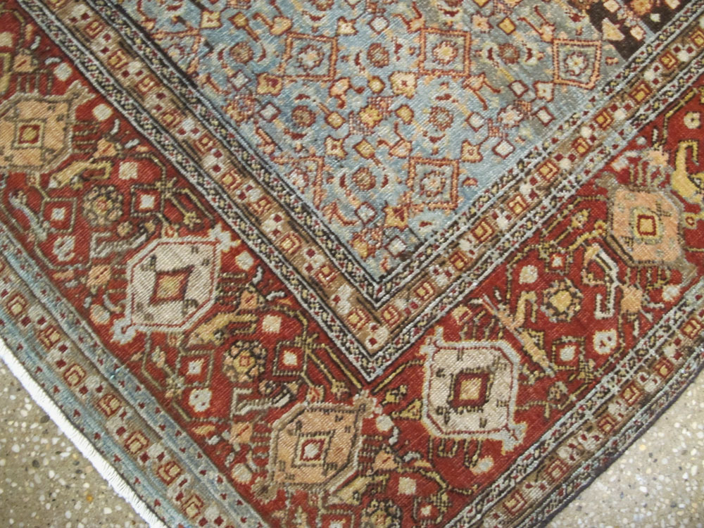 Antique Persian Bidjar Rug, No.25346 - Gsblank