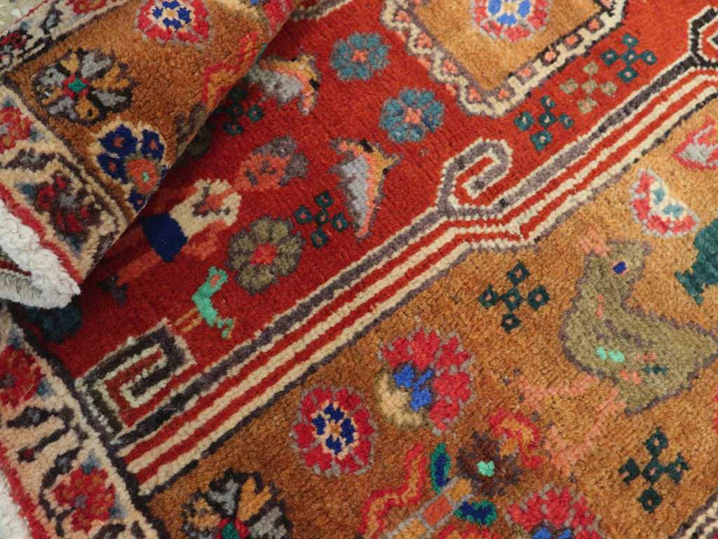 Vintage Persian Tabriz Runner, No.25348 - Gsblank