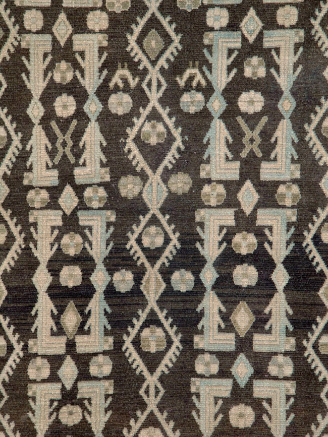 Vintage Persian Malayer Gallery Carpet, No.25352 - Gsblank