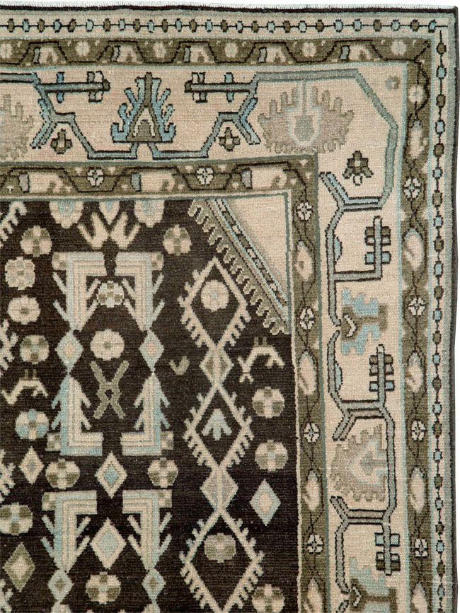 Vintage Persian Malayer Gallery Carpet, No.25352 - Gsblank