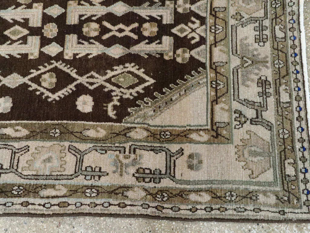 Vintage Persian Malayer Gallery Carpet, No.25352 - Gsblank