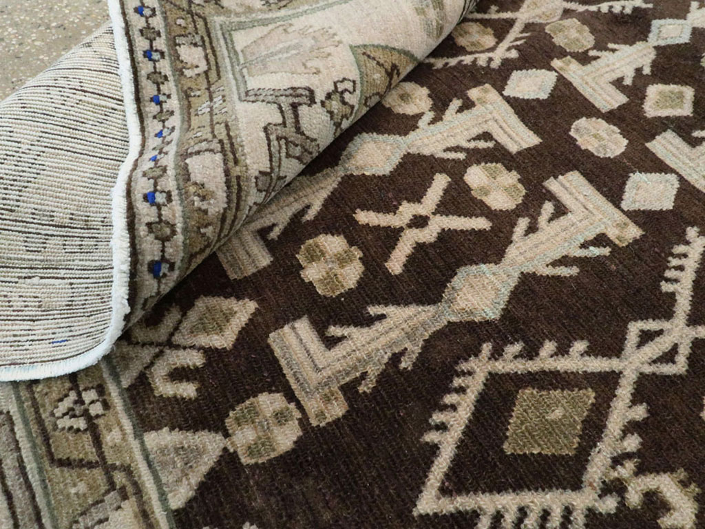 Vintage Persian Malayer Gallery Carpet, No.25352 - Gsblank