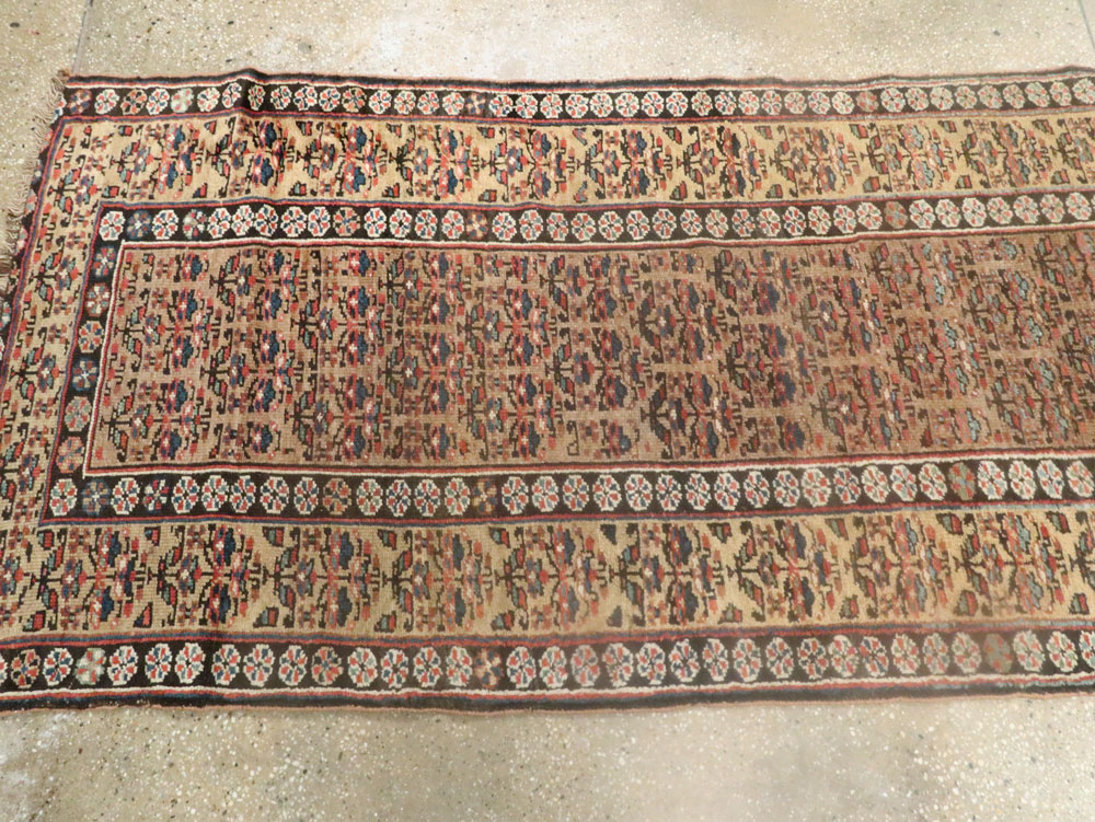 Antique Persian Kurdish Runner, No.25361 - Gsblank